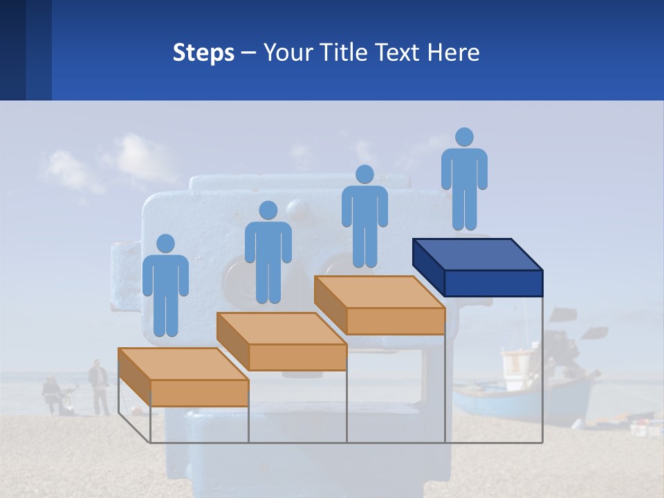 Blue Telescope Humor PowerPoint Template