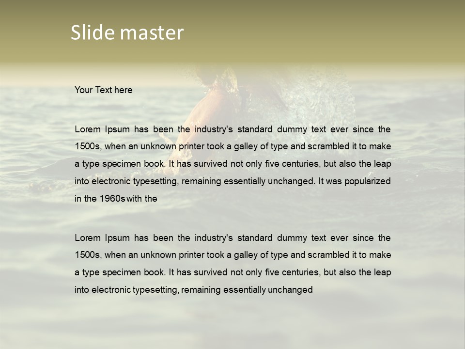 Vacations Landscape Beauty PowerPoint Template