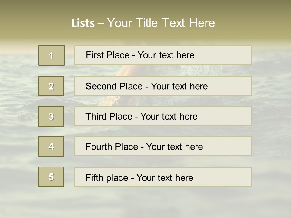 Vacations Landscape Beauty PowerPoint Template