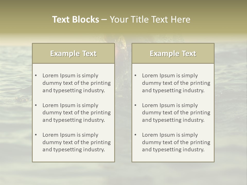 Vacations Landscape Beauty PowerPoint Template
