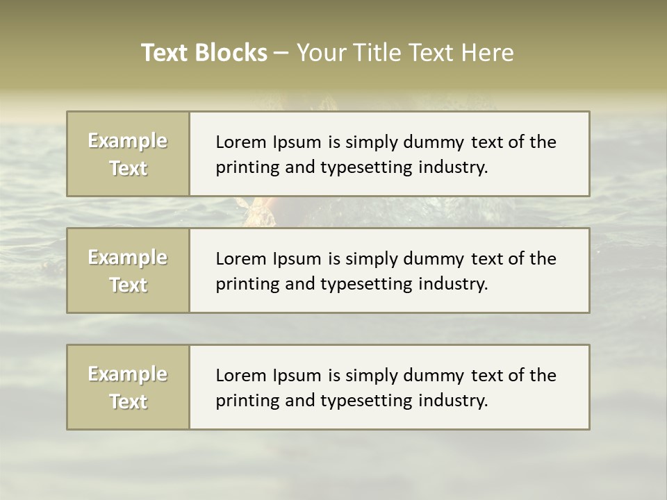 Vacations Landscape Beauty PowerPoint Template