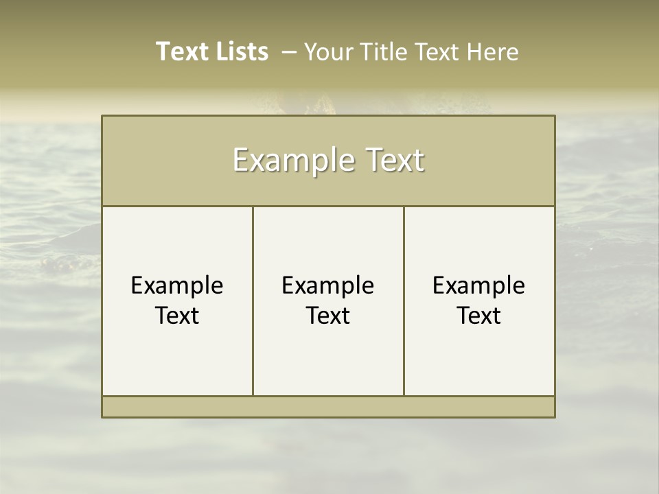Vacations Landscape Beauty PowerPoint Template