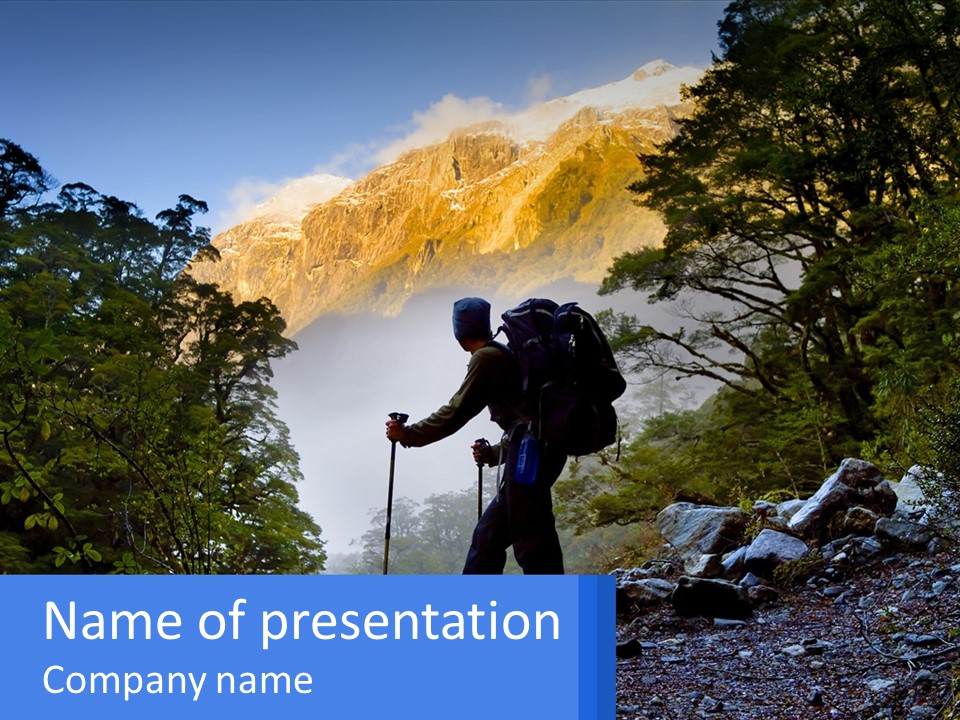 Outdoor Travel Activity PowerPoint Template