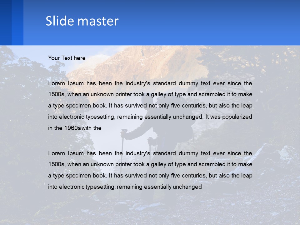 Outdoor Travel Activity PowerPoint Template