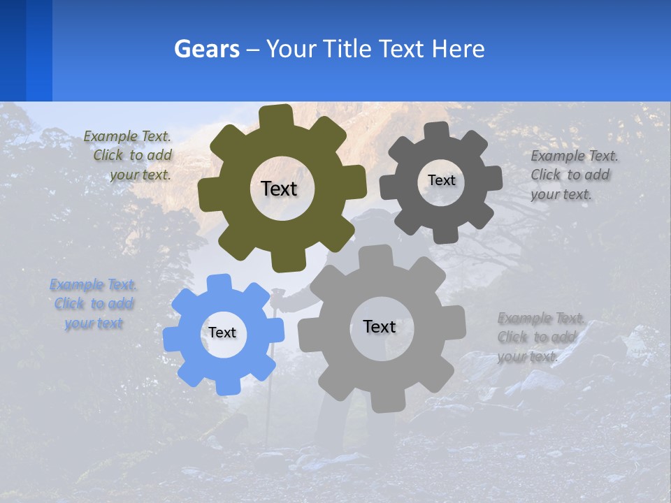 Outdoor Travel Activity PowerPoint Template