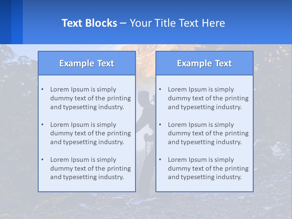 Outdoor Travel Activity PowerPoint Template
