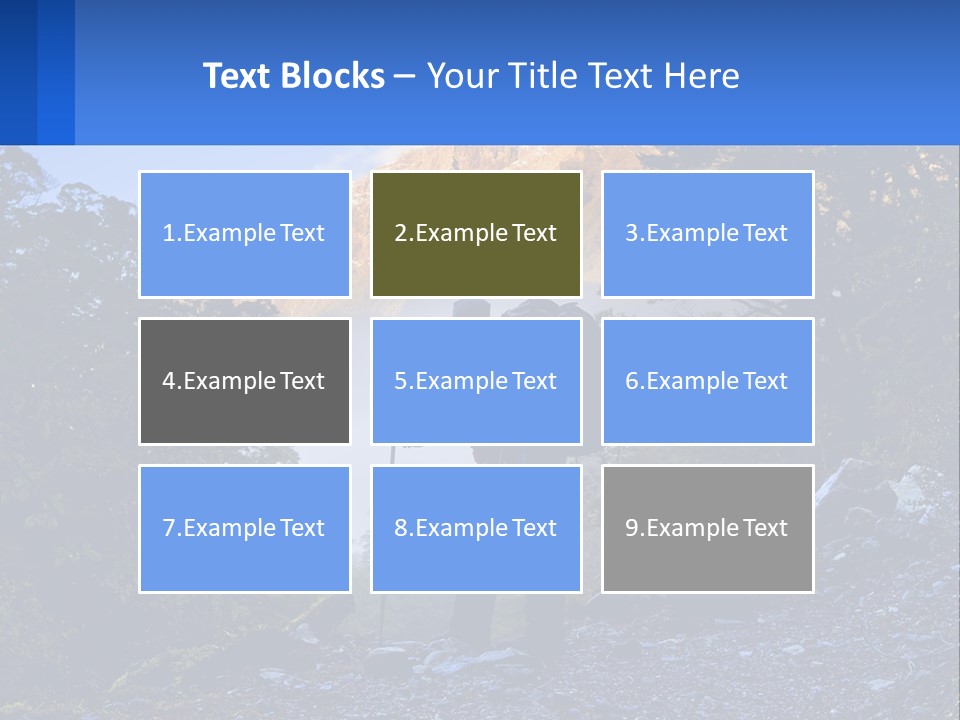 Outdoor Travel Activity PowerPoint Template