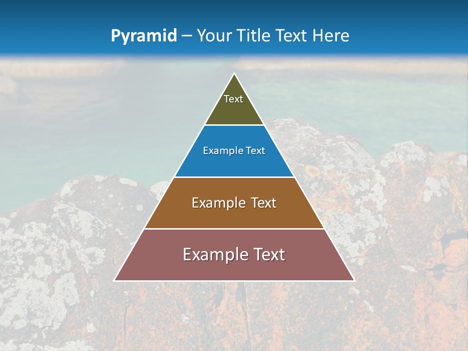 Blue Beach William Bay PowerPoint Template