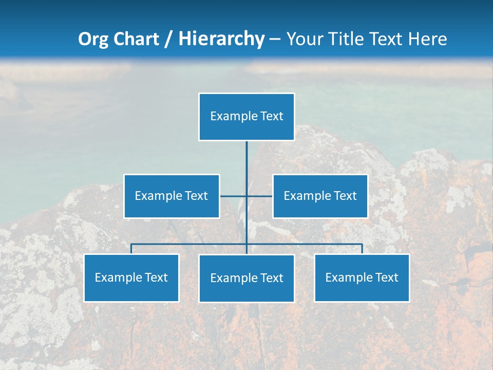 Blue Beach William Bay PowerPoint Template
