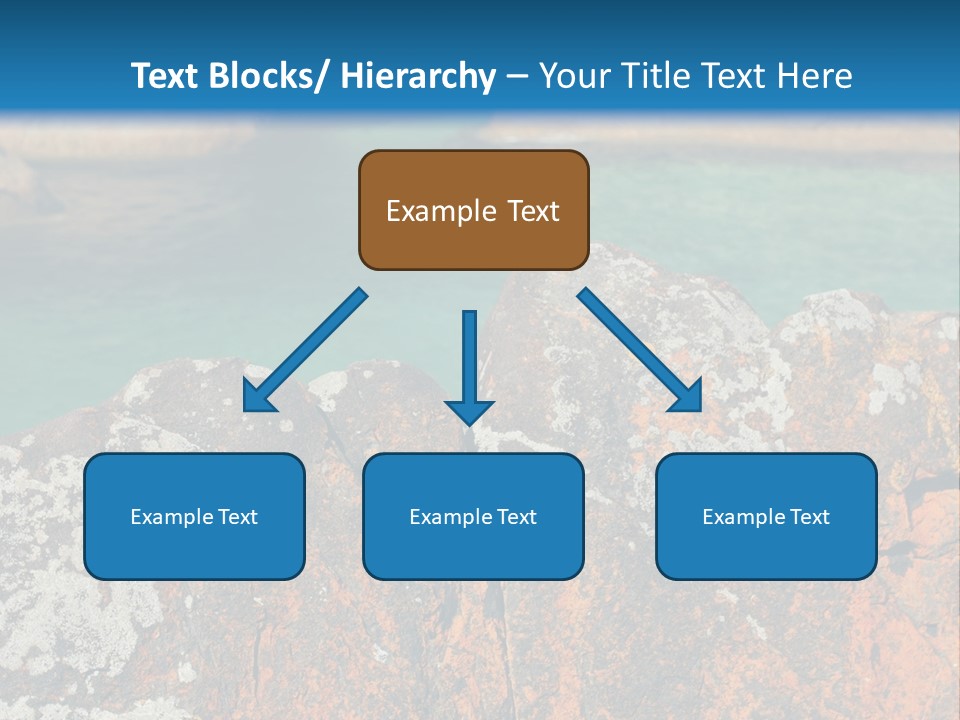 Blue Beach William Bay PowerPoint Template