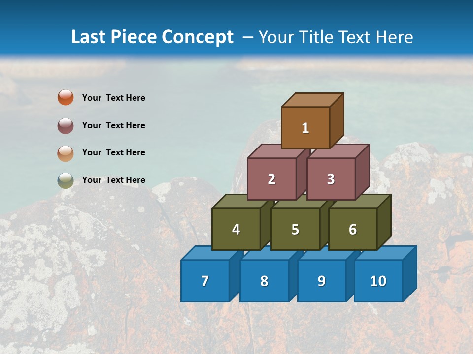 Blue Beach William Bay PowerPoint Template