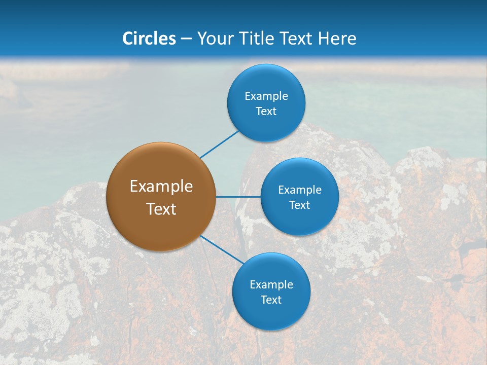 Blue Beach William Bay PowerPoint Template