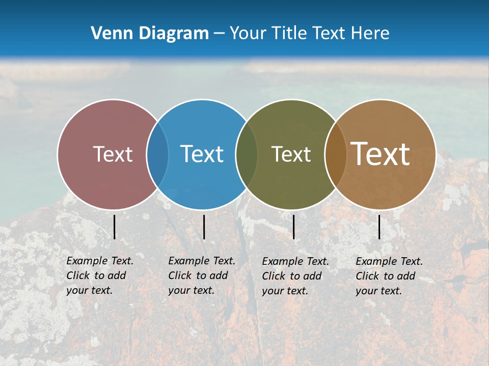 Blue Beach William Bay PowerPoint Template