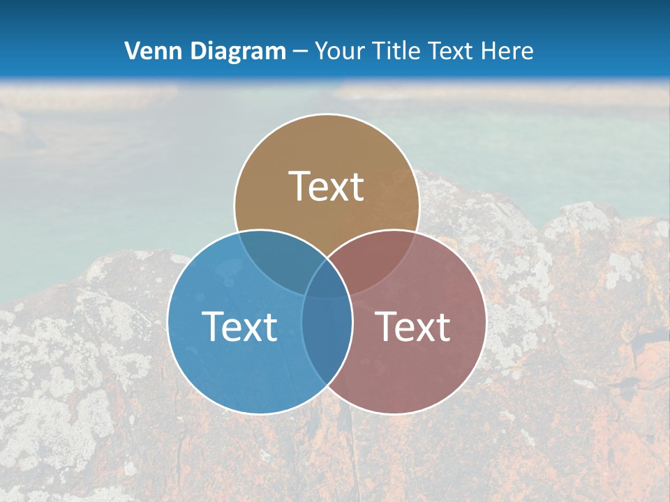 Blue Beach William Bay PowerPoint Template