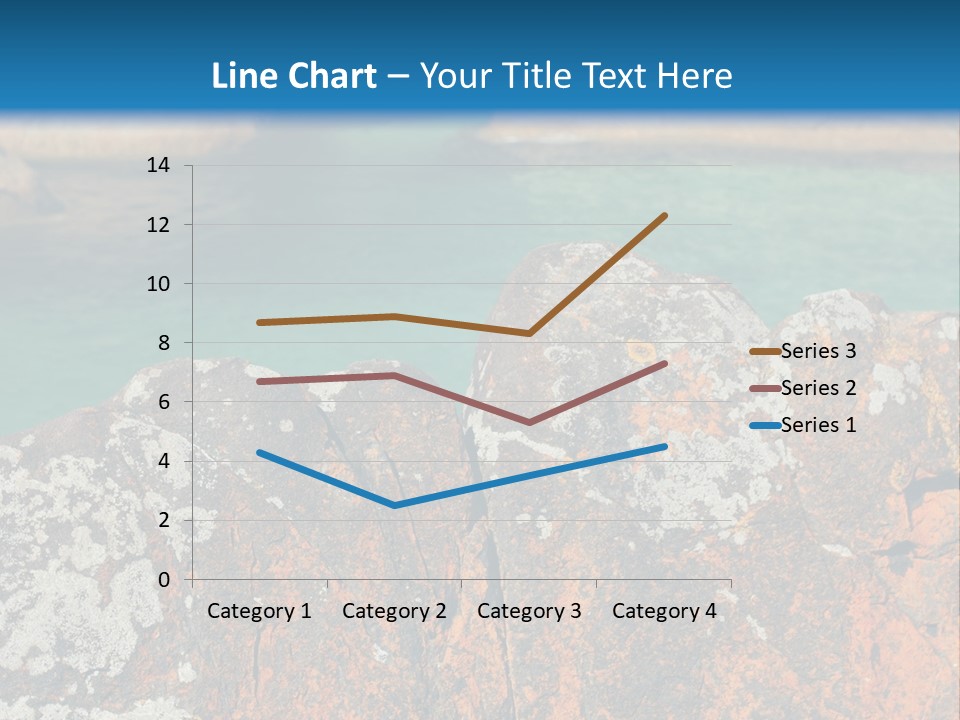 Blue Beach William Bay PowerPoint Template