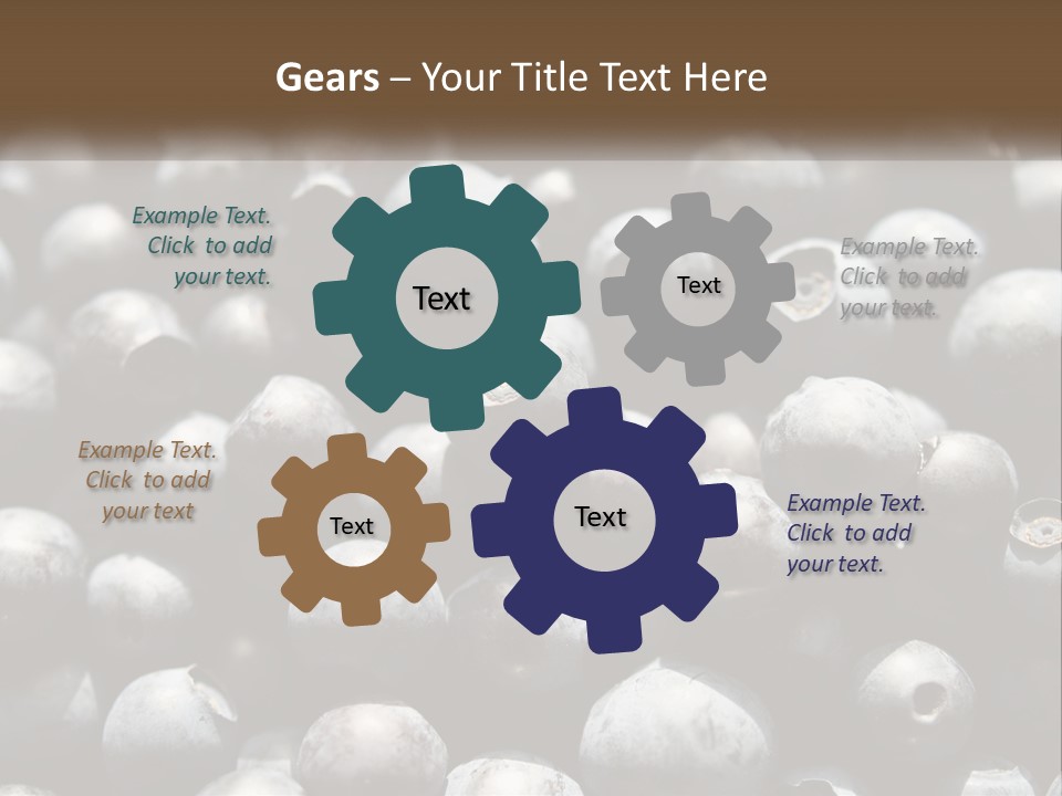 Vitamins Wild Delicious PowerPoint Template