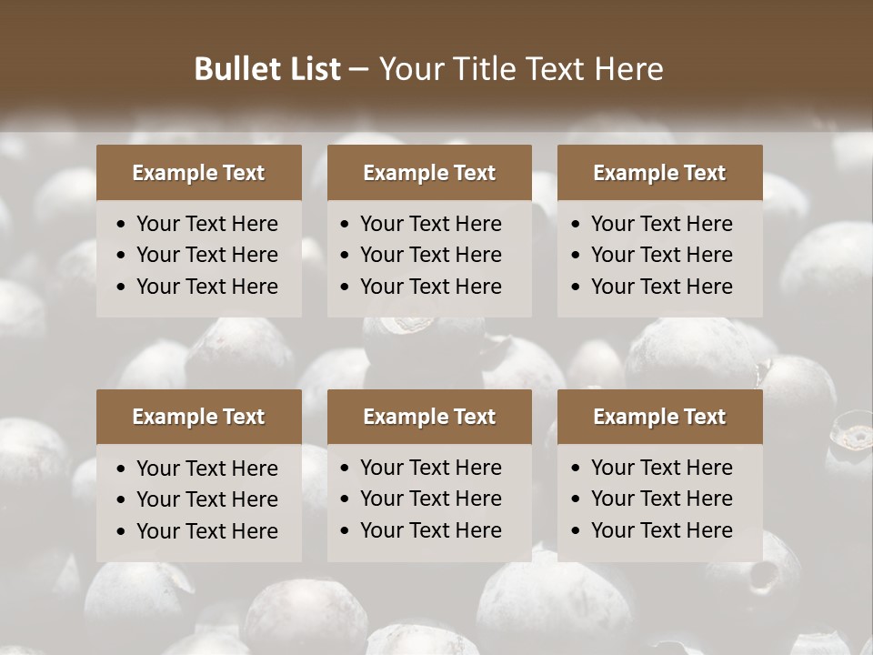 Vitamins Wild Delicious PowerPoint Template