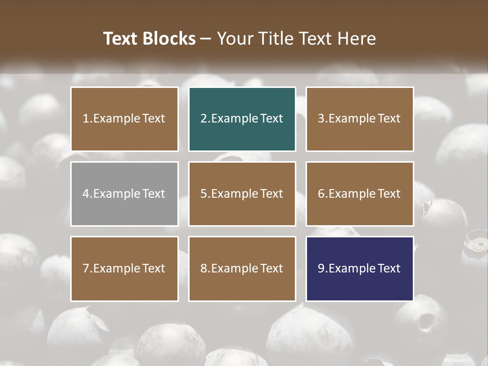 Vitamins Wild Delicious PowerPoint Template