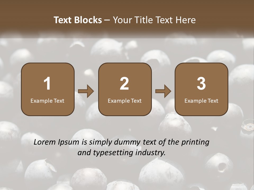 Vitamins Wild Delicious PowerPoint Template