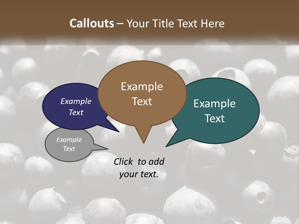 Vitamins Wild Delicious PowerPoint Template