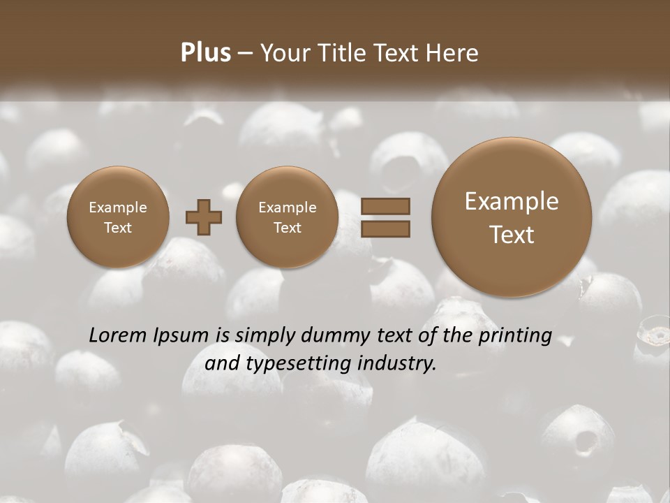 Vitamins Wild Delicious PowerPoint Template