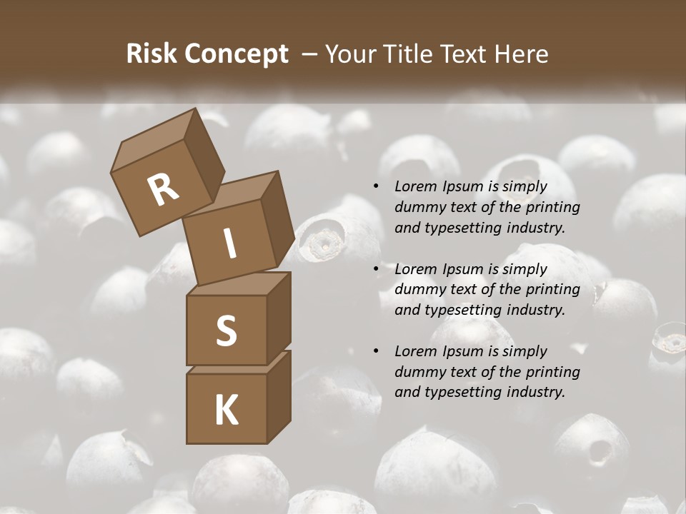 Vitamins Wild Delicious PowerPoint Template