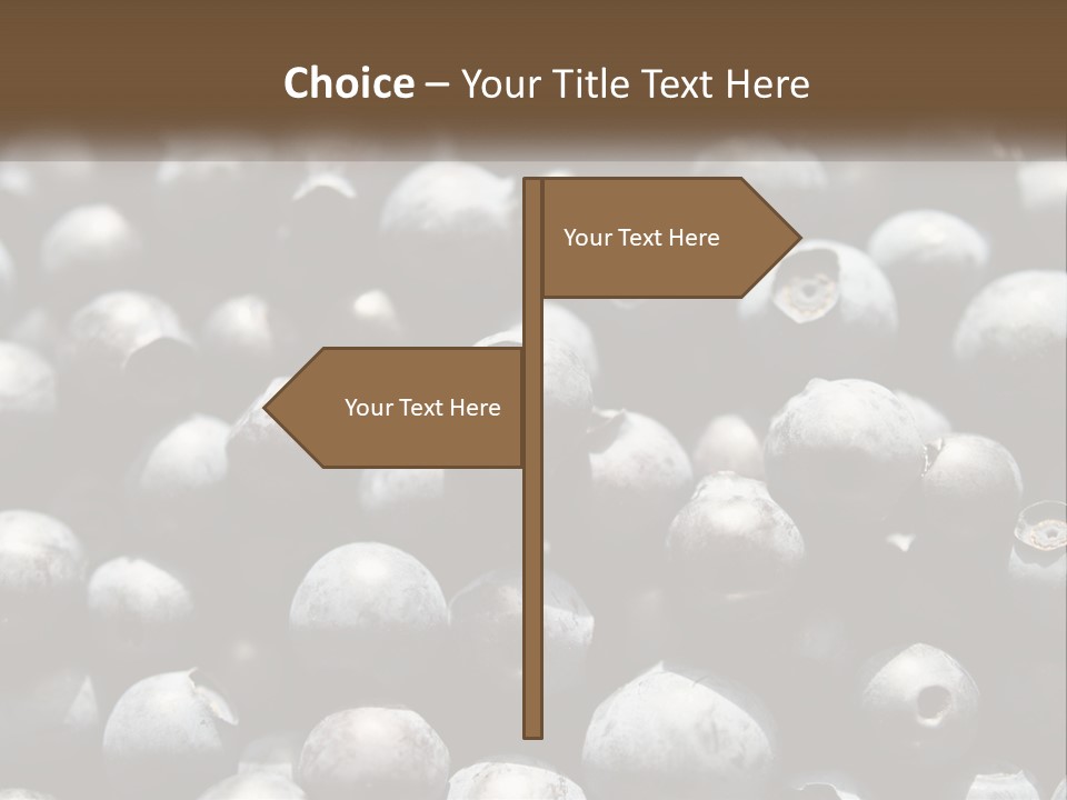 Vitamins Wild Delicious PowerPoint Template