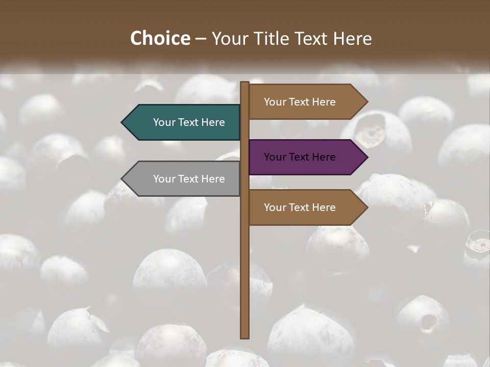 Vitamins Wild Delicious PowerPoint Template