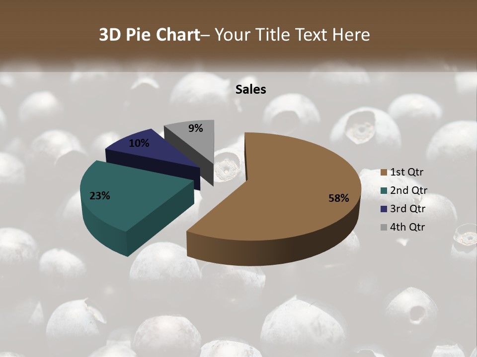 Vitamins Wild Delicious PowerPoint Template