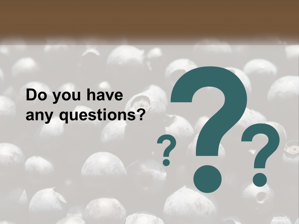 Vitamins Wild Delicious PowerPoint Template