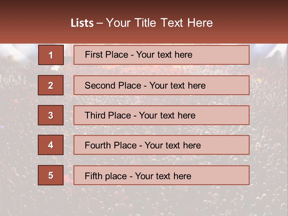 Teen Event Fun PowerPoint Template
