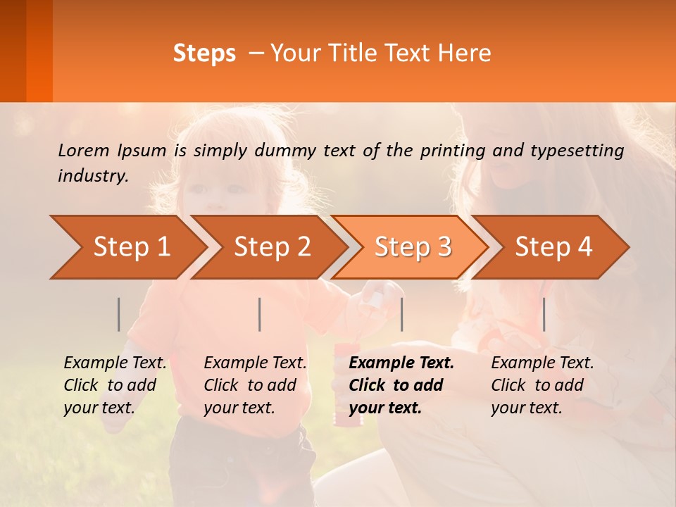 Happiness Pretty Beautiful PowerPoint Template