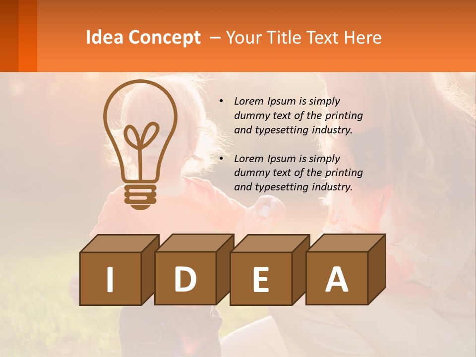 Happiness Pretty Beautiful PowerPoint Template