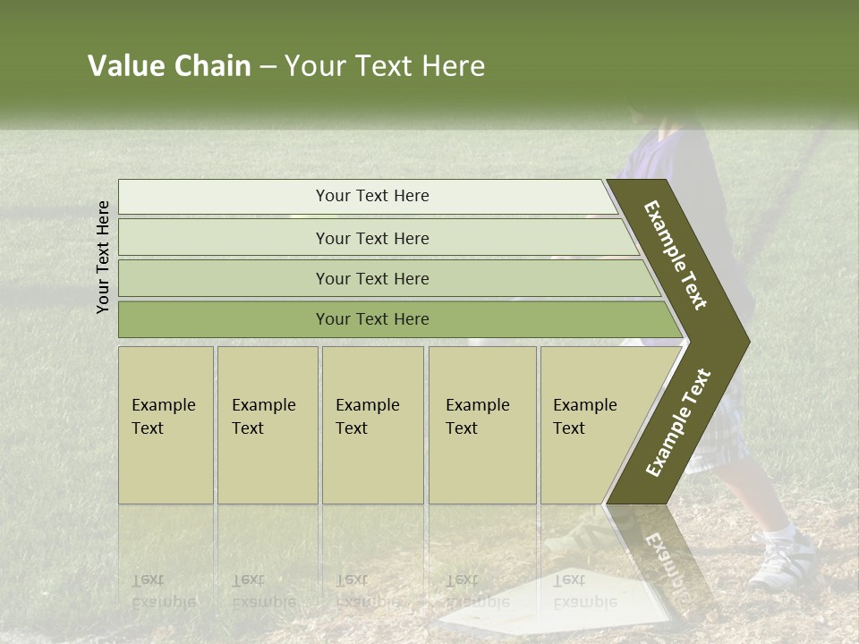 Batter Play Hit PowerPoint Template