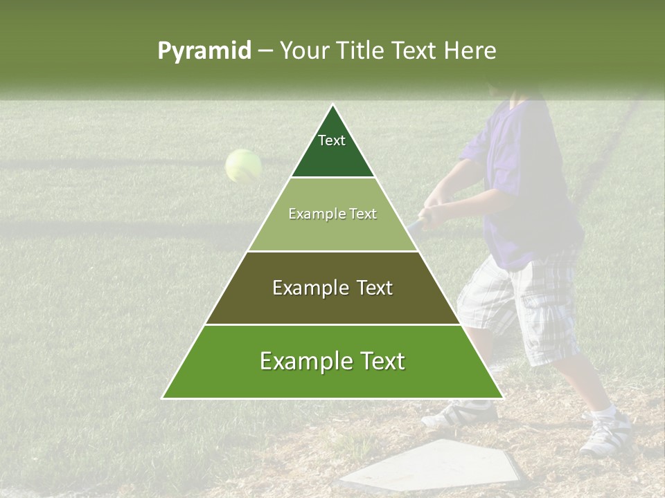 Batter Play Hit PowerPoint Template