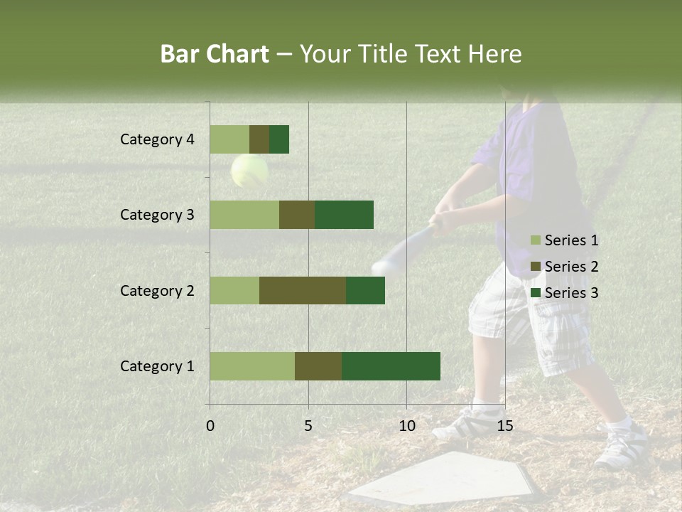 Batter Play Hit PowerPoint Template