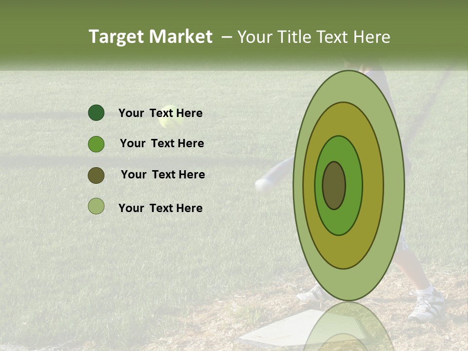 Batter Play Hit PowerPoint Template