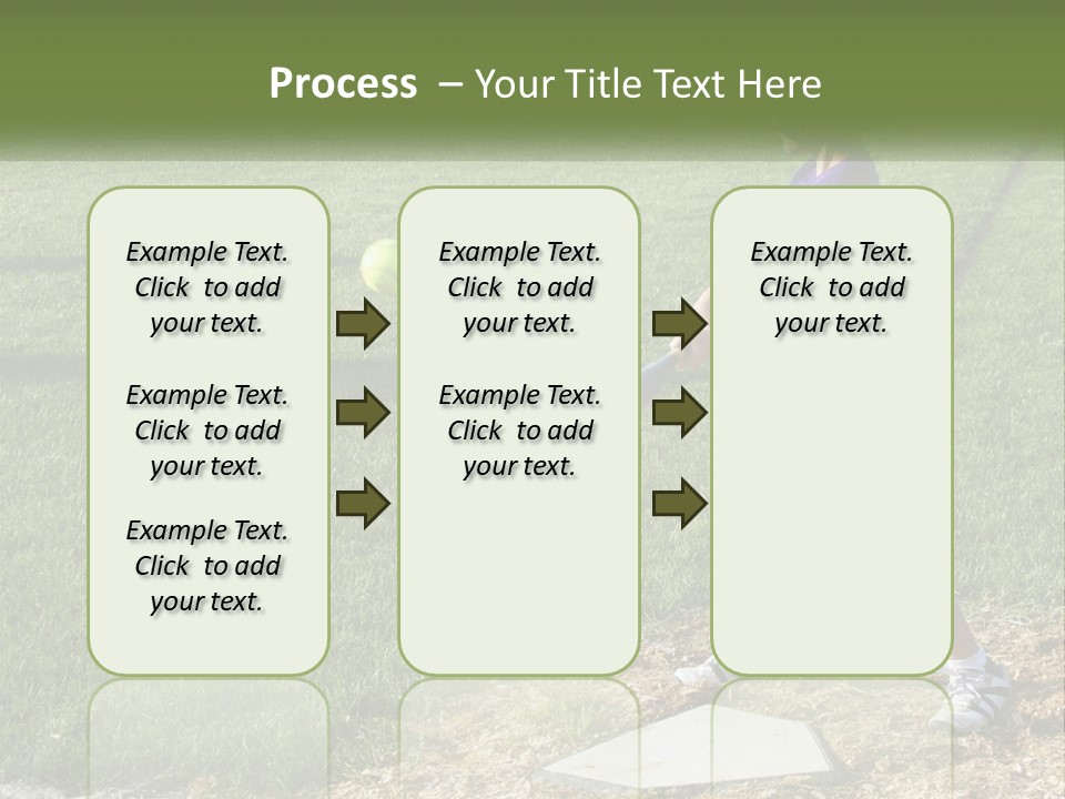 Batter Play Hit PowerPoint Template