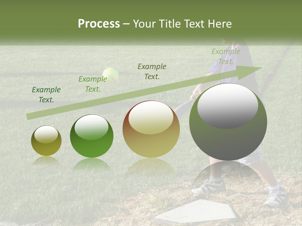 Batter Play Hit PowerPoint Template