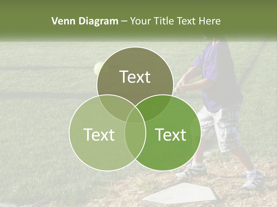 Batter Play Hit PowerPoint Template