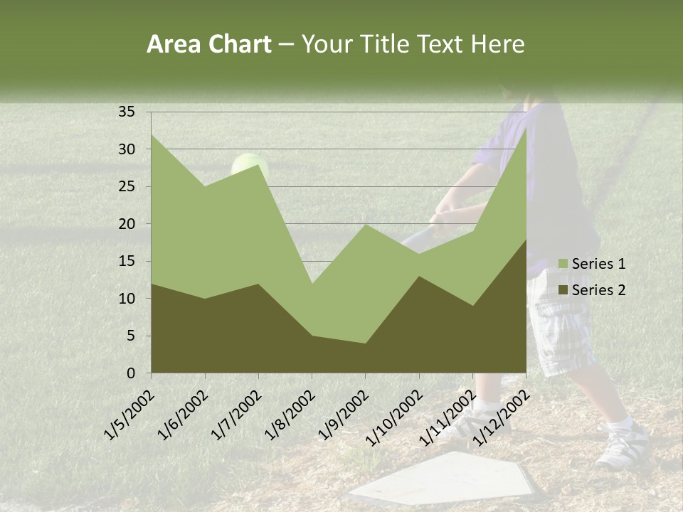 Batter Play Hit PowerPoint Template