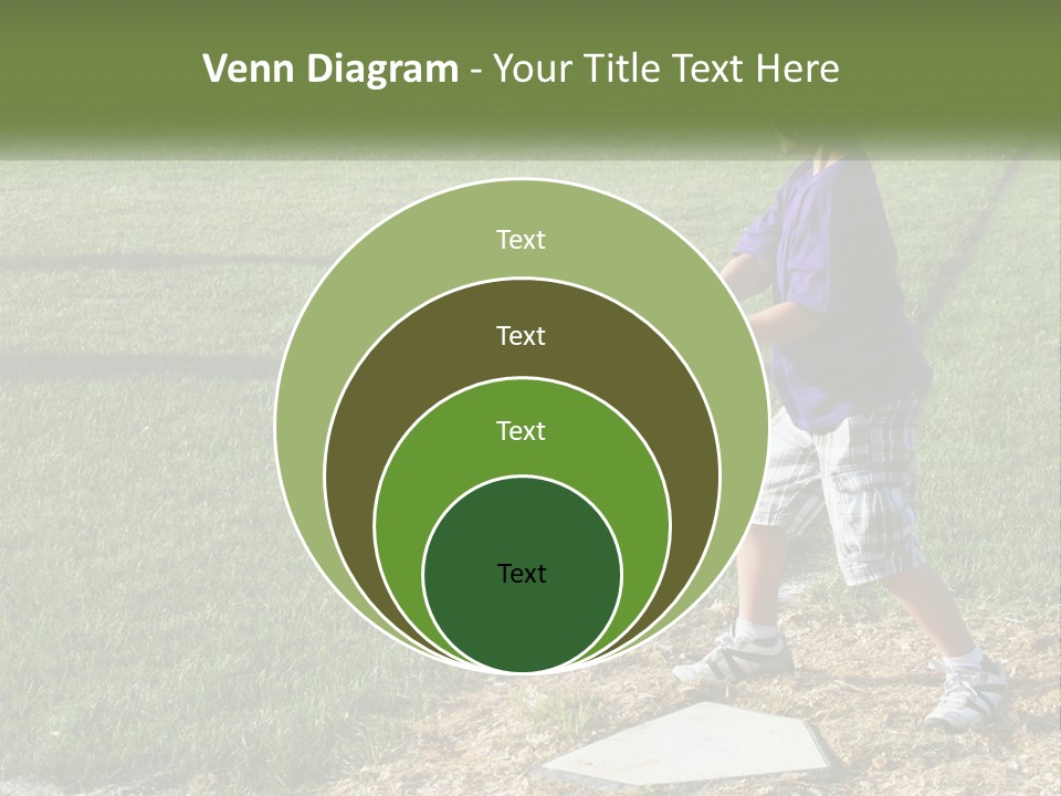 Batter Play Hit PowerPoint Template