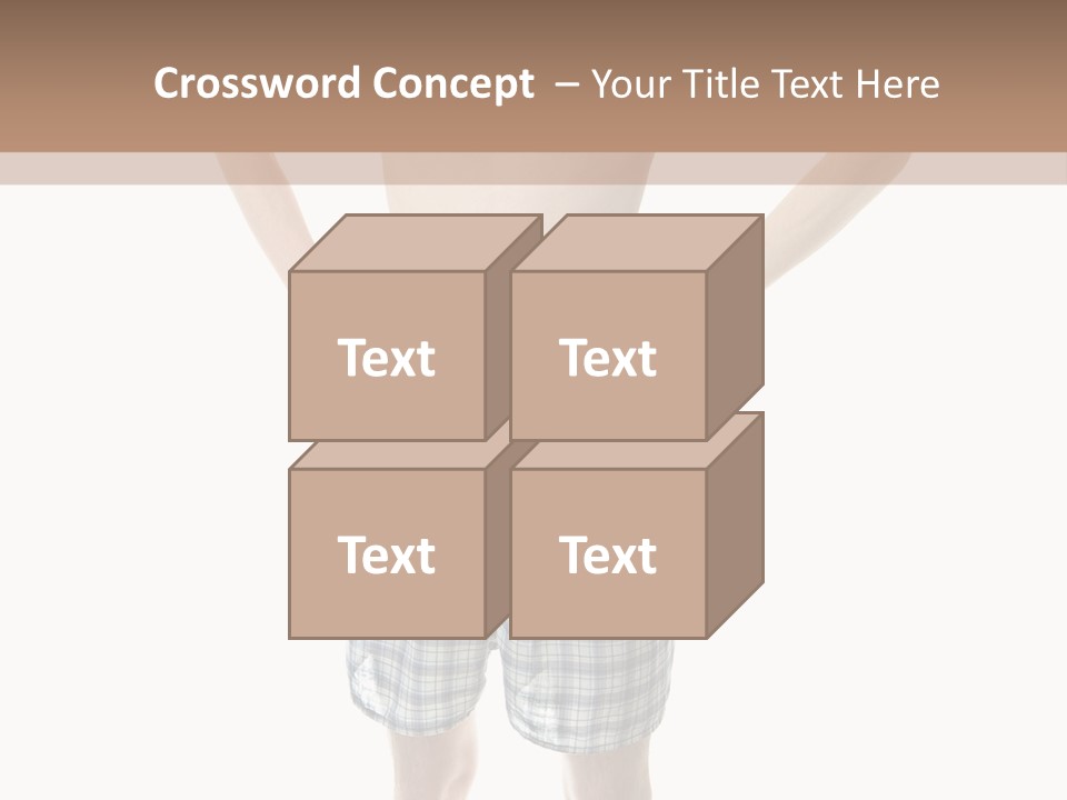 Cutout Nerdy Body PowerPoint Template