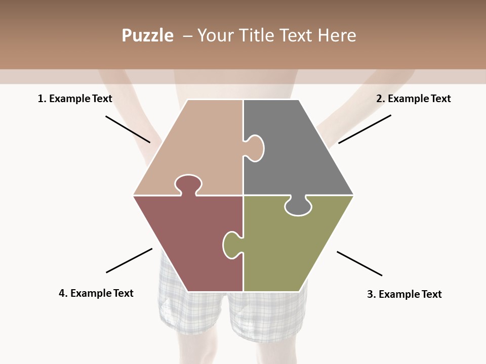 Cutout Nerdy Body PowerPoint Template