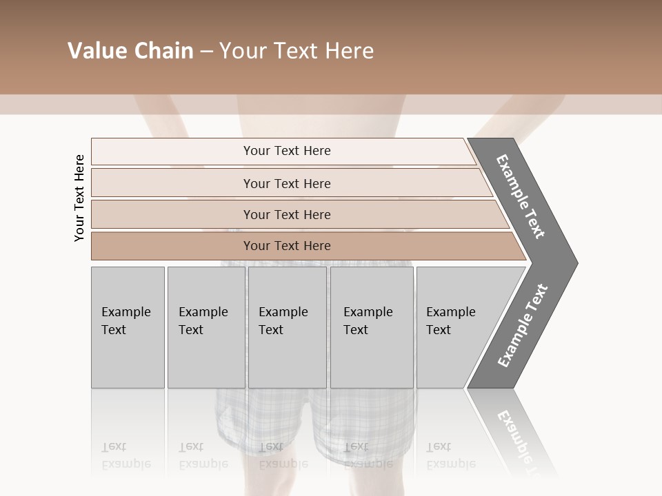 Cutout Nerdy Body PowerPoint Template