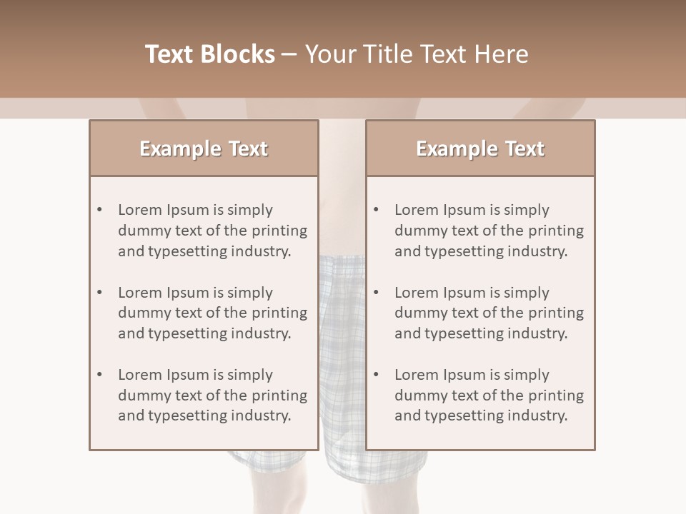 Cutout Nerdy Body PowerPoint Template