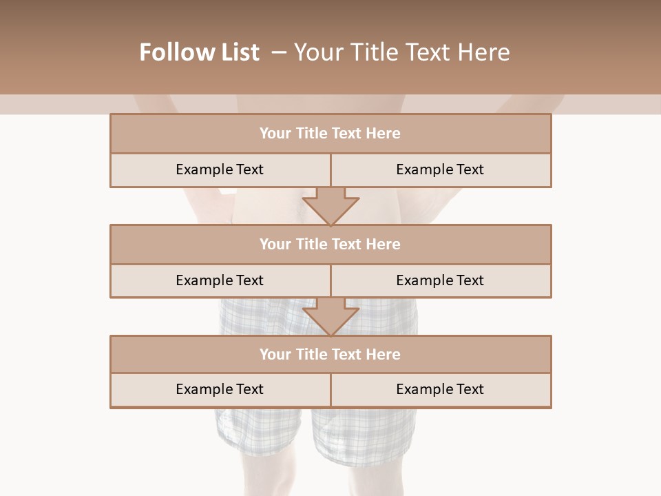 Cutout Nerdy Body PowerPoint Template