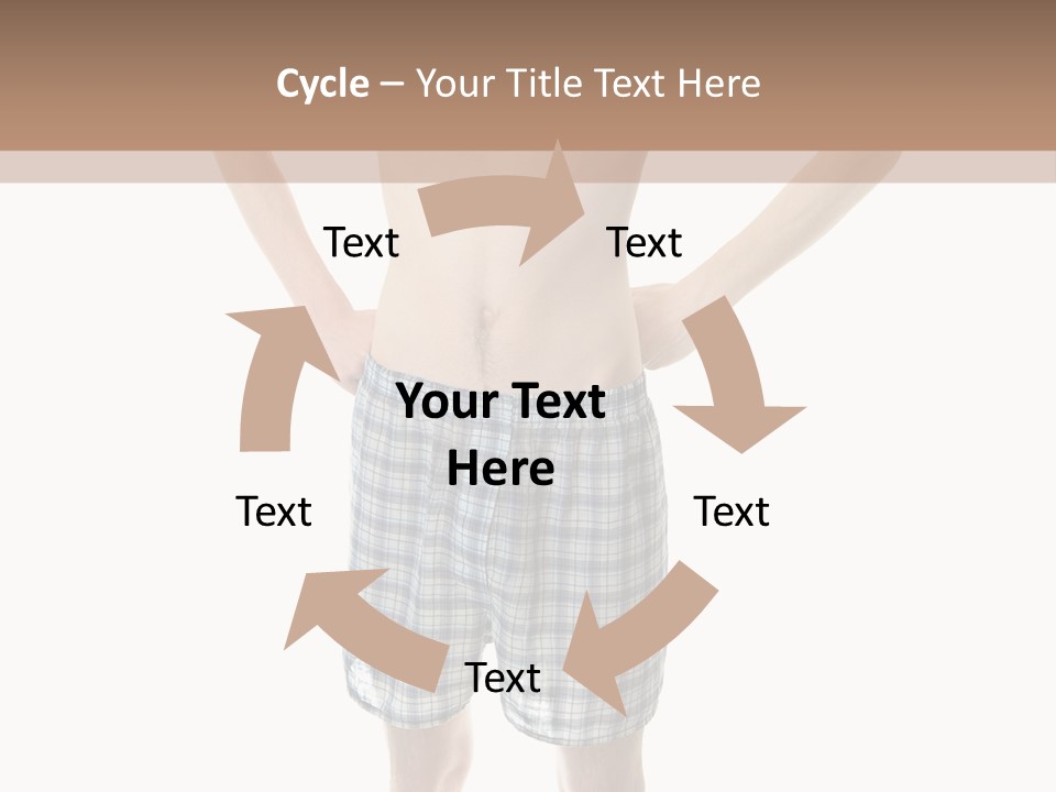 Cutout Nerdy Body PowerPoint Template