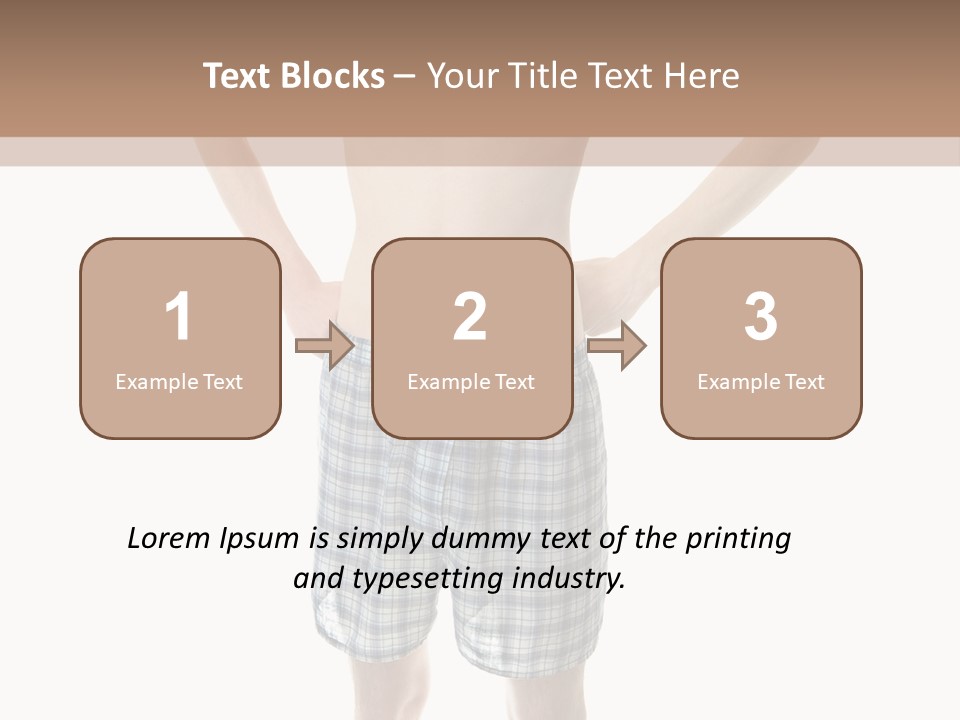 Cutout Nerdy Body PowerPoint Template