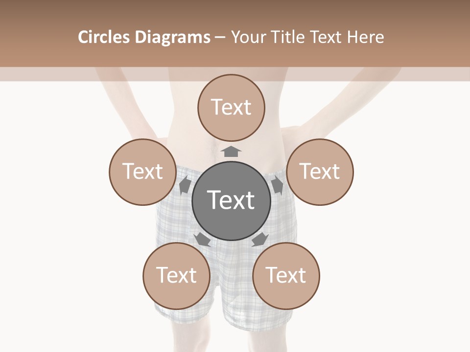 Cutout Nerdy Body PowerPoint Template